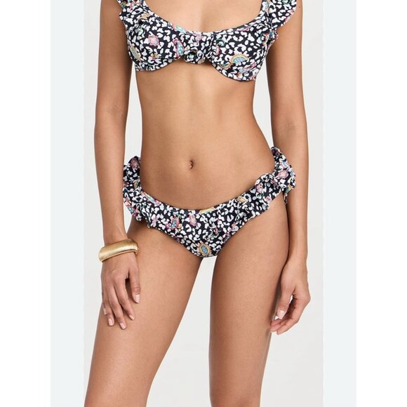 Caroline Constas Lotus Bikini Top & Bottom Swim Vacation NWT $450 Size Medium - Picture 3 of 8